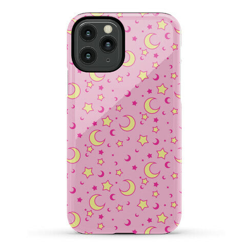 Dreamy Pastel Moon And Stars Phone Case